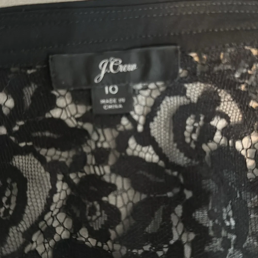 J.Crew Black Lace Blouse